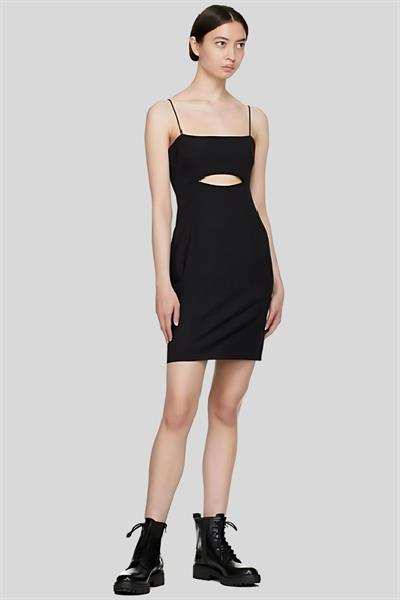 Hugo Kadın Askılı Mini Elbise Siyah