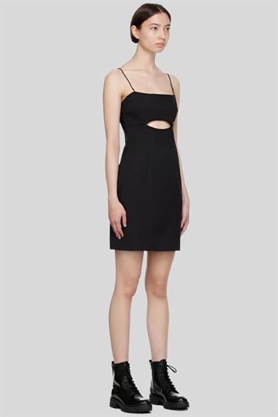 Hugo Kadın Askılı Mini Elbise Siyah