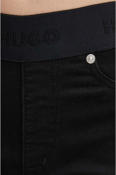 Hugo Kadın Beli Elastik Skinny Jean Pantolon Siyah