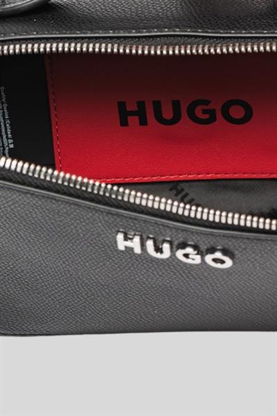 Hugo Kadın Çapraz Askılı Suni Deri Omuz Çanta Siyah