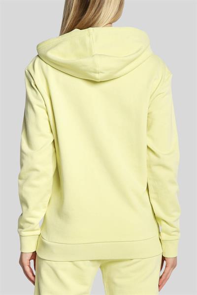 Hugo Kadın Dasara Logolu Kapüşonlu Sweatshirt Sarı