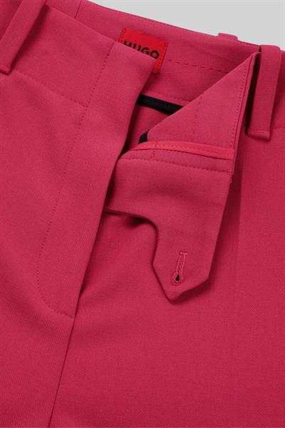 Hugo Kadın Fermuarlı Logolu Pantolon Pembe 663