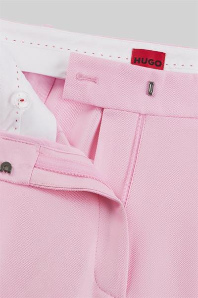Hugo Kadın Keten Karışımlı Pantolon Fuşya 664