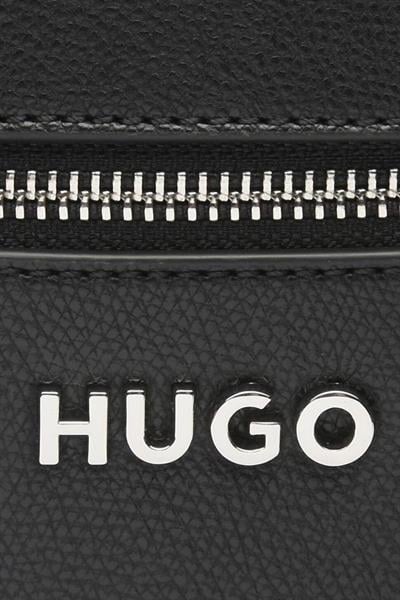 Hugo Kadın Marka Logolu Ayarlanabilir Omuz Askılı Sırt Çantası Siyah