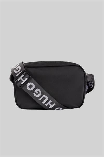 Hugo Kadın Marka Logolu Omuz Çantası Siyah