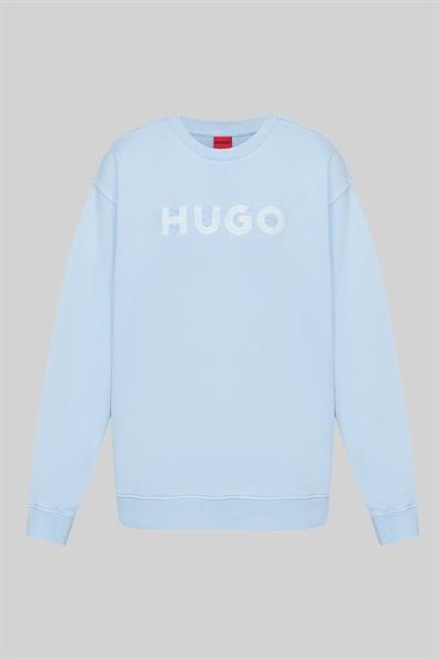 Hugo Kadın Marka Logolu Sweatshirt Mor