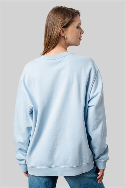 Hugo Kadın Marka Logolu Sweatshirt Mor
