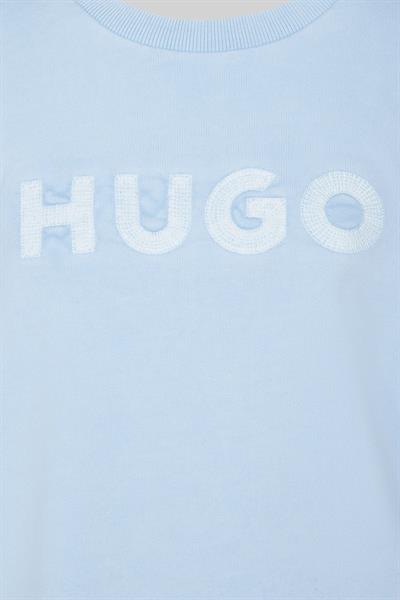 Hugo Kadın Marka Logolu Sweatshirt Mor
