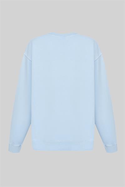 Hugo Kadın Marka Logolu Sweatshirt Mor