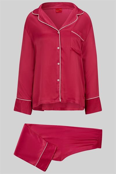 Hugo Kadın Pijama Set Pembe 663