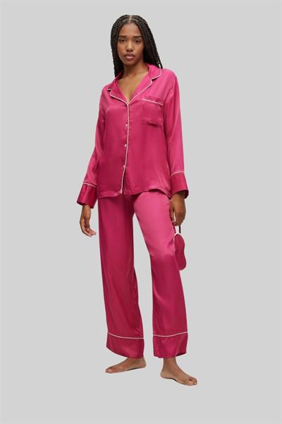 Hugo Kadın Pijama Set Pembe 663