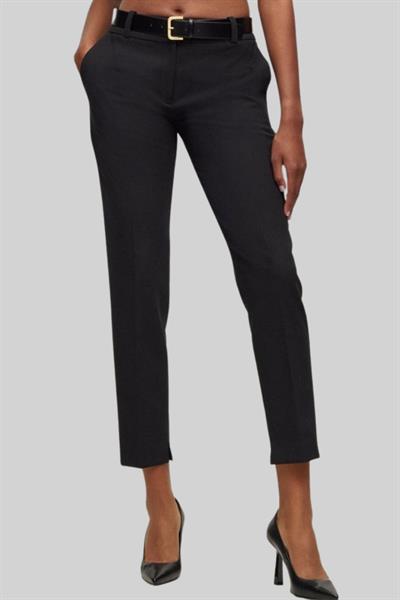 Hugo Kadın Regular Fit Chino Pantolon Siyah