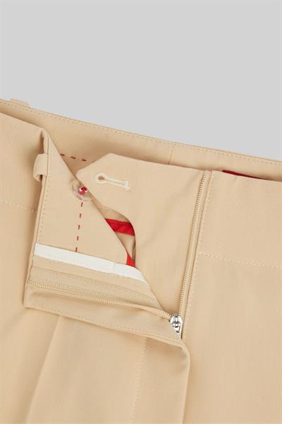 Hugo Kadın Regular Fit Geniş Paçalı Pantolon Bej 291