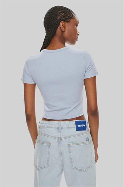 Hugo Kadın Slim Fit Delanor T-Shirt Mor