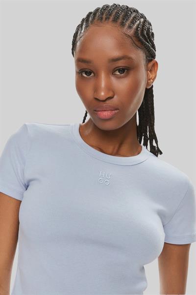 Hugo Kadın Slim Fit Delanor T-Shirt Mor