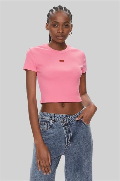 Hugo Kadın Slim Fit Deluisa T-Shirt Pembe