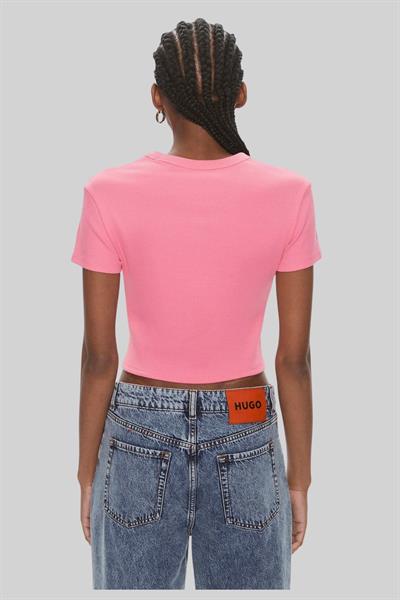 Hugo Kadın Slim Fit Deluisa T-Shirt Pembe