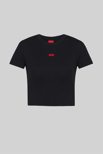 Hugo Kadın Slim Fit Deluisa T-Shirt Siyah