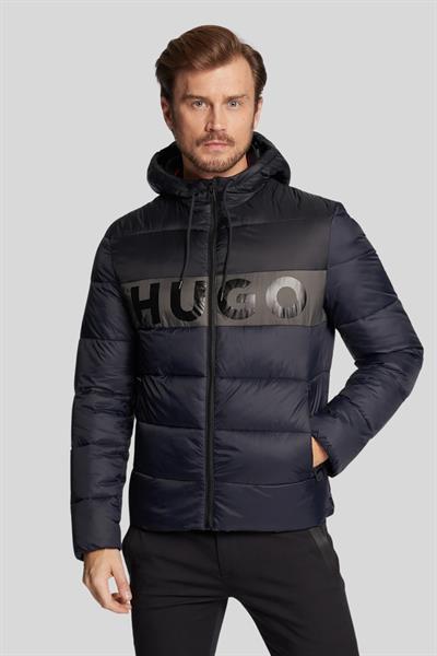 Hugo Kapşonlu Erkek Mont Lacivert 405