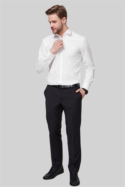 Hugo Kolay Ütülenebilir Slim Fit Erkek Gömlek Beyaz 199