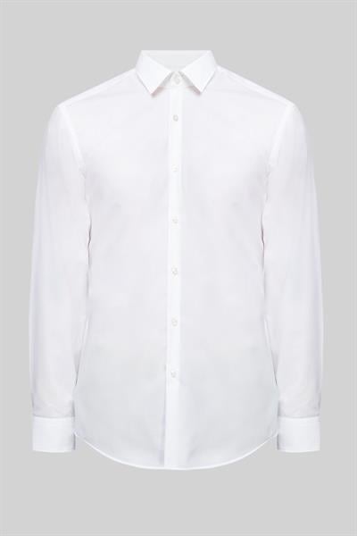 Hugo Kolay Ütülenebilir Slim Fit Erkek Gömlek Beyaz 199