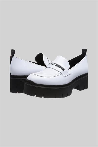 Hugo Kris Moccasın Kadın Loafer Beyaz