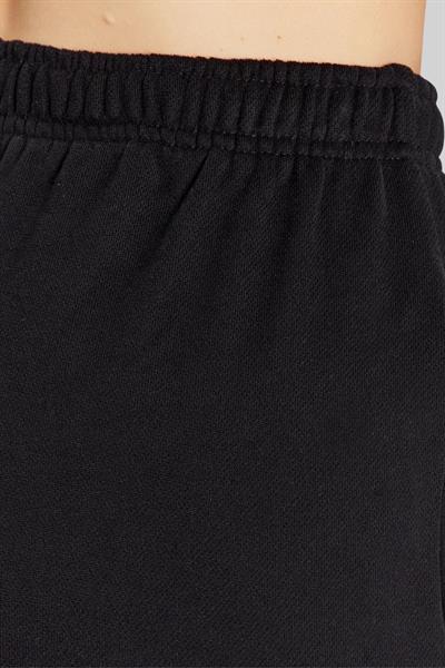 Hugo Logo Baskılı Kadın Spor Pantolonu Siyah