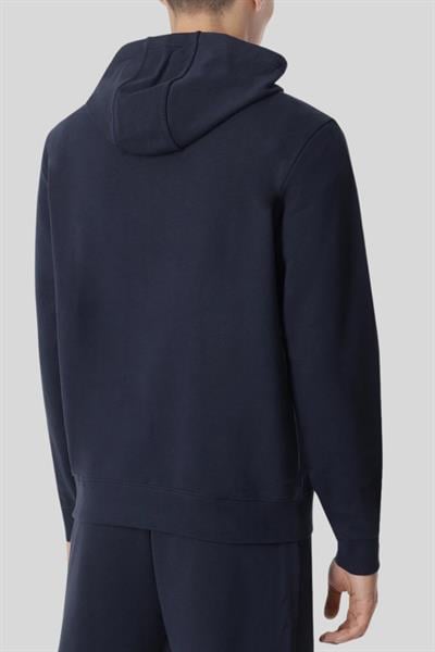 Hugo Logo Detaylı Kapüşonlu Erkek Sweatshirt Lacivert 405