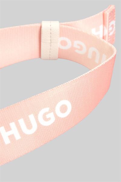 Hugo Logolu Kadın Bel Çantası Beyaz