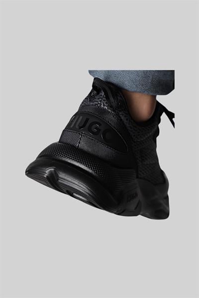 Hugo Marka Logolo Erkek Sneaker Siyah 003