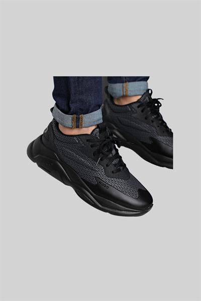 Hugo Marka Logolo Erkek Sneaker Siyah 003