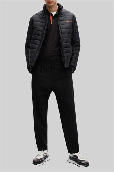 Hugo Marka Logolu Erkek Mont Siyah