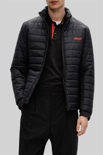 Hugo Marka Logolu Erkek Mont Siyah