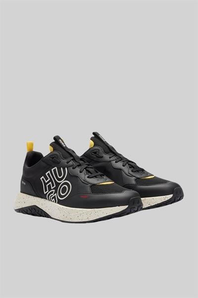 Hugo Marka Logolu Igny Kane Erkek Sneaker Siyah