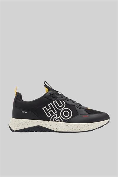 Hugo Marka Logolu Igny Kane Erkek Sneaker Siyah