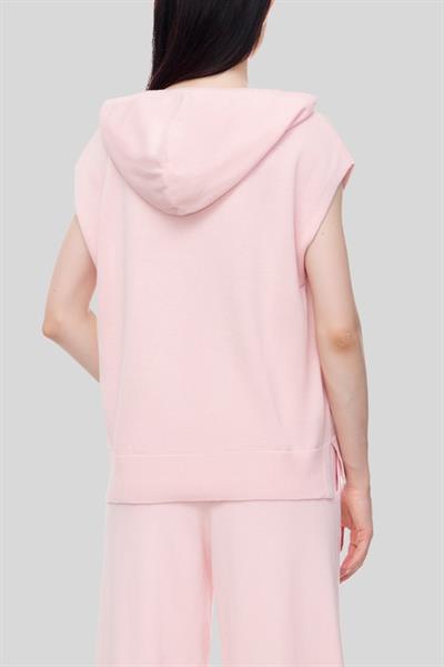 Hugo Rahat Kolsuz Kapüşonlu Kadın Spor Sweatshirt Pembe 688