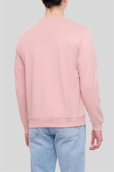 Hugo Regular Fit Bisiklet Yaka Erkek Sweatshirt Pembe