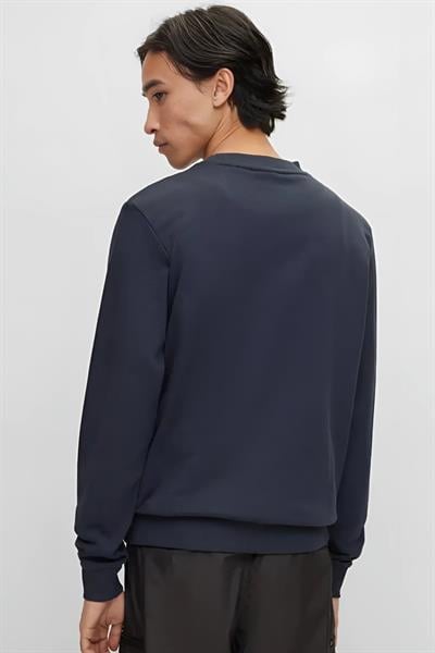 Hugo Regular Fit Bisiklet Yaka Erkek Sweatshirt Lacivert 405