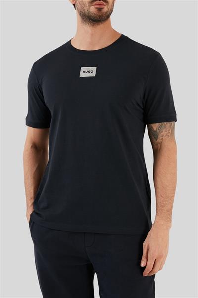 Hugo Regular Fit Bisiklet Yaka Erkek T-Shirt Lacivert 405