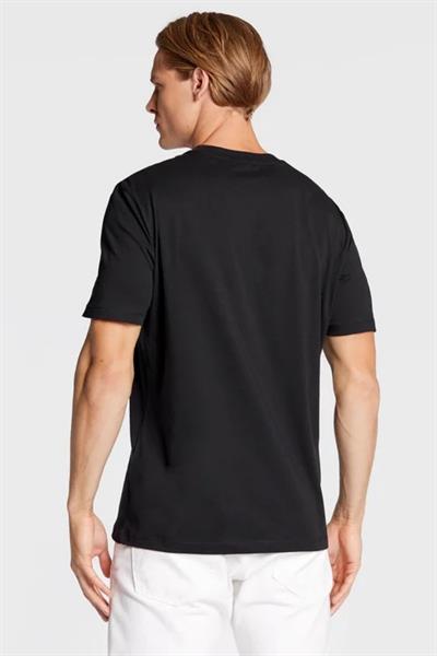 Hugo Regular Fit Bisiklet Yaka Erkek T-Shirt Siyah