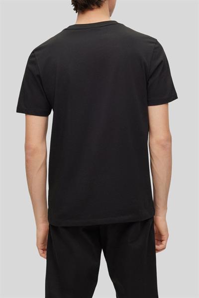 Hugo Regular Fit Bisiklet Yaka Erkek T-Shirt Siyah
