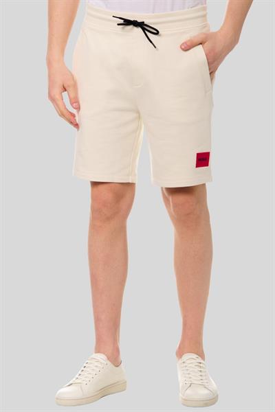 Hugo Regular Fit Erkek Bermuda Şort Beyaz