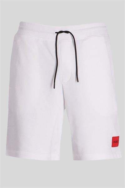 Hugo Regular Fit Erkek Bermuda Şort Beyaz 100