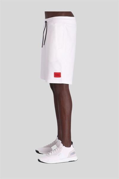 Hugo Regular Fit Erkek Bermuda Şort Beyaz 100