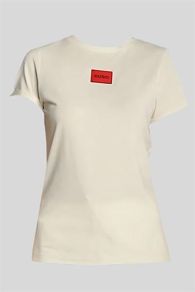 Hugo Regular Fit Kadın T-Shirt Beyaz