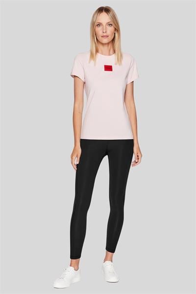 Hugo Regular Fit Kadın T-Shirt Pembe 688