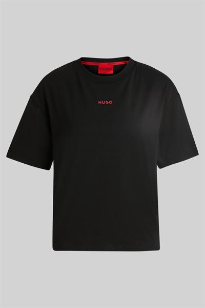 Hugo Regular Fit Kadın T-Shirt Siyah