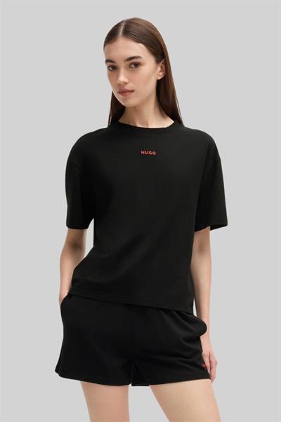 Hugo Regular Fit Kadın T-Shirt Siyah