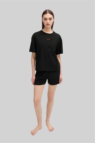 Hugo Regular Fit Kadın T-Shirt Siyah