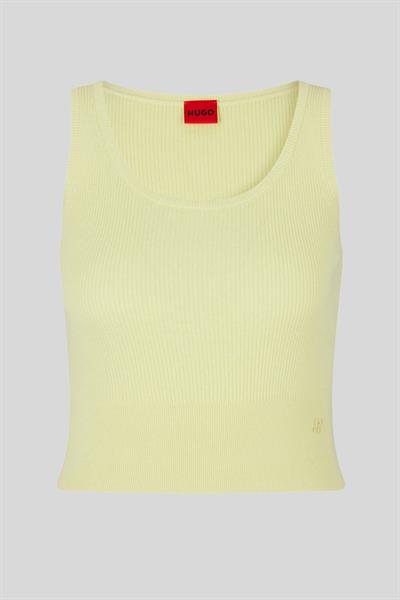 Hugo Slim Fit Kadın Body Sarı